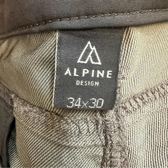 Alpine Designs Gray Nylon Hiking Pants - Picture 4 of 6